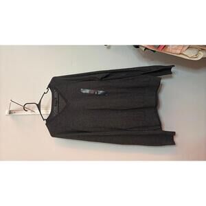 Banana Republic Men's V-Neck Sweater Large Charcoal Gray- W25